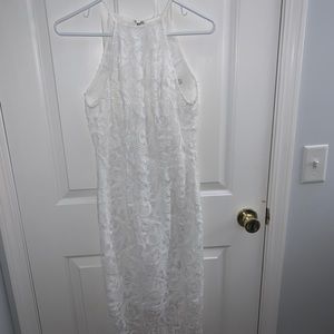 Guess white lace dress